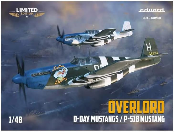 Eduard 1/48 P-51B Mustang Overlord Dual Combo 11181